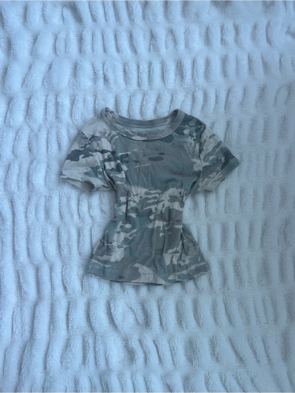 Camo Short Sleeve Tee - Gray Green